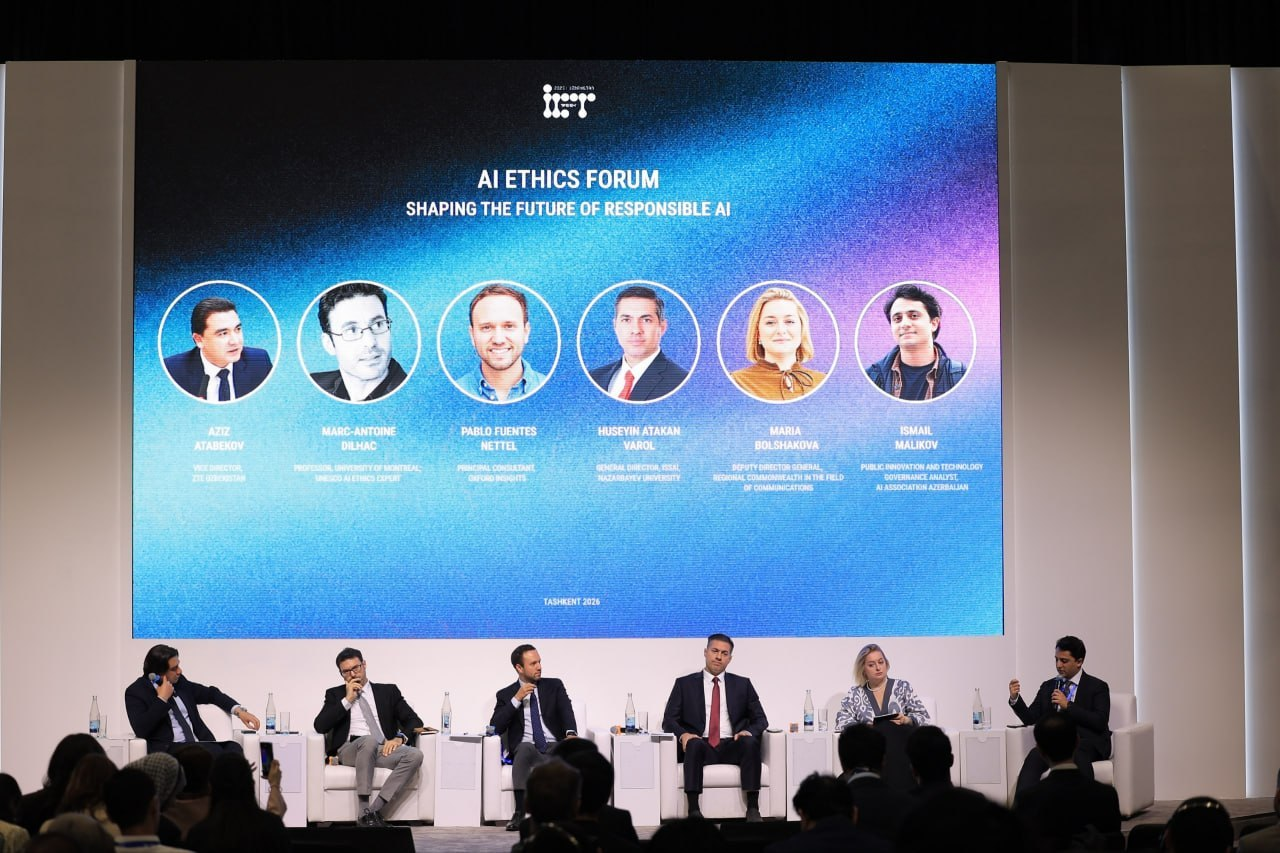 “ICT WEEK UZBEKISTAN 2026” doirasida Sun’iy intellekt etikasi bo‘yicha xalqaro ekspertlar forumi bo‘lib o‘tdi — 3